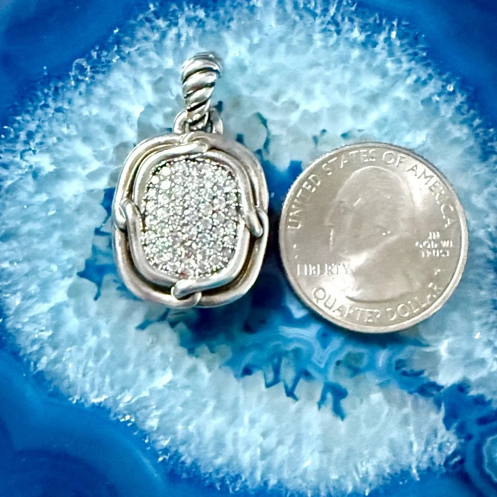 HP 🎉David Yurman Labyrinth Diamond Enhancer - Picture 7 of 15